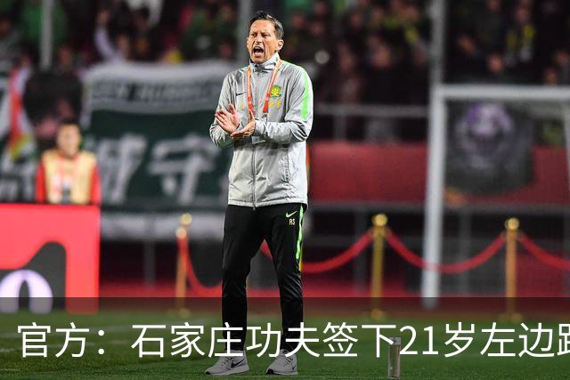 官方：石家庄功夫签下21岁左边路球员肖嘉懿，他曾在德国留洋